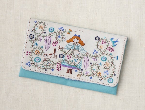 「花とわたしの物語」フラップポーチ