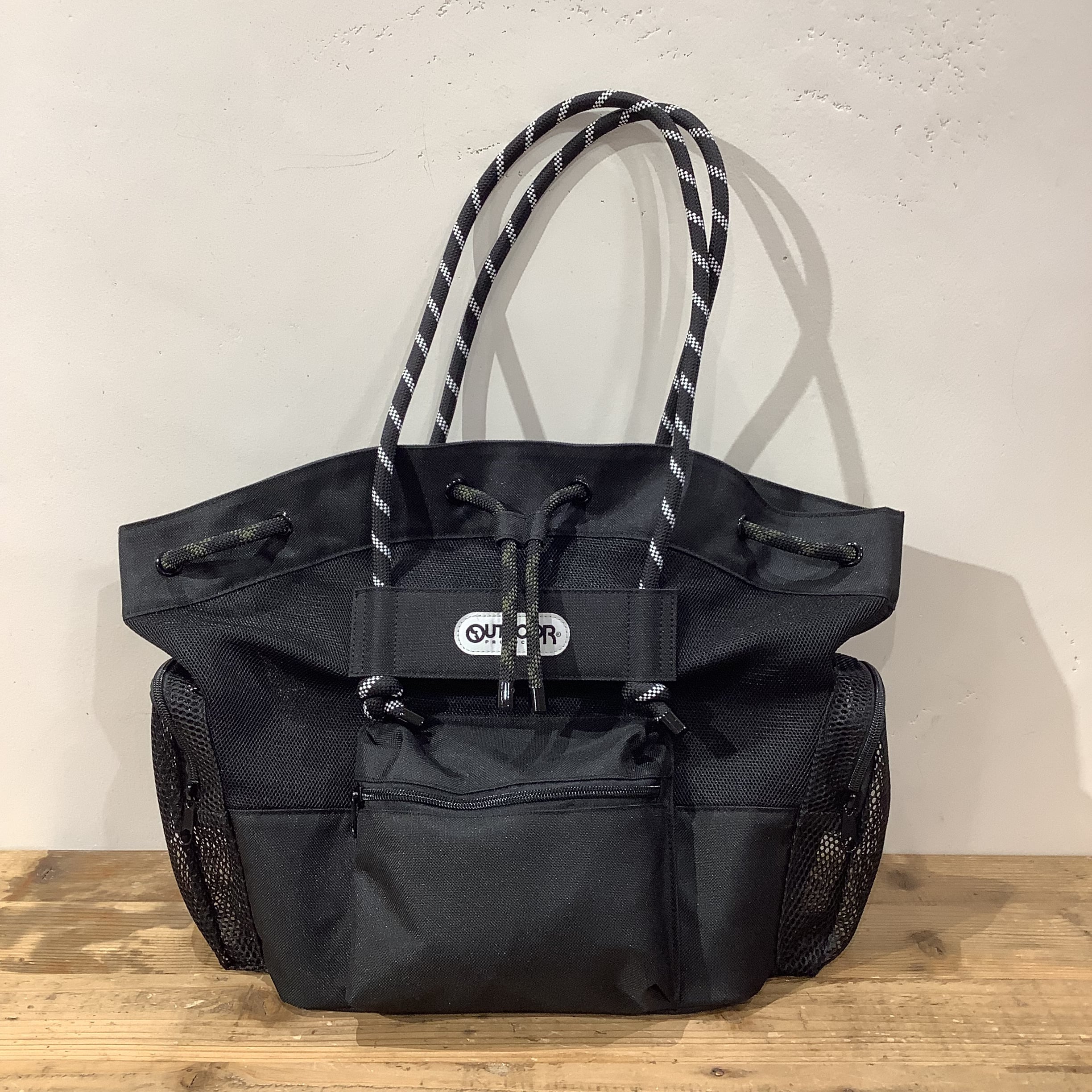 RISLEY×OUTDOOR(リズレイ×アウトドア)】メッシュトートバッグ［R2601