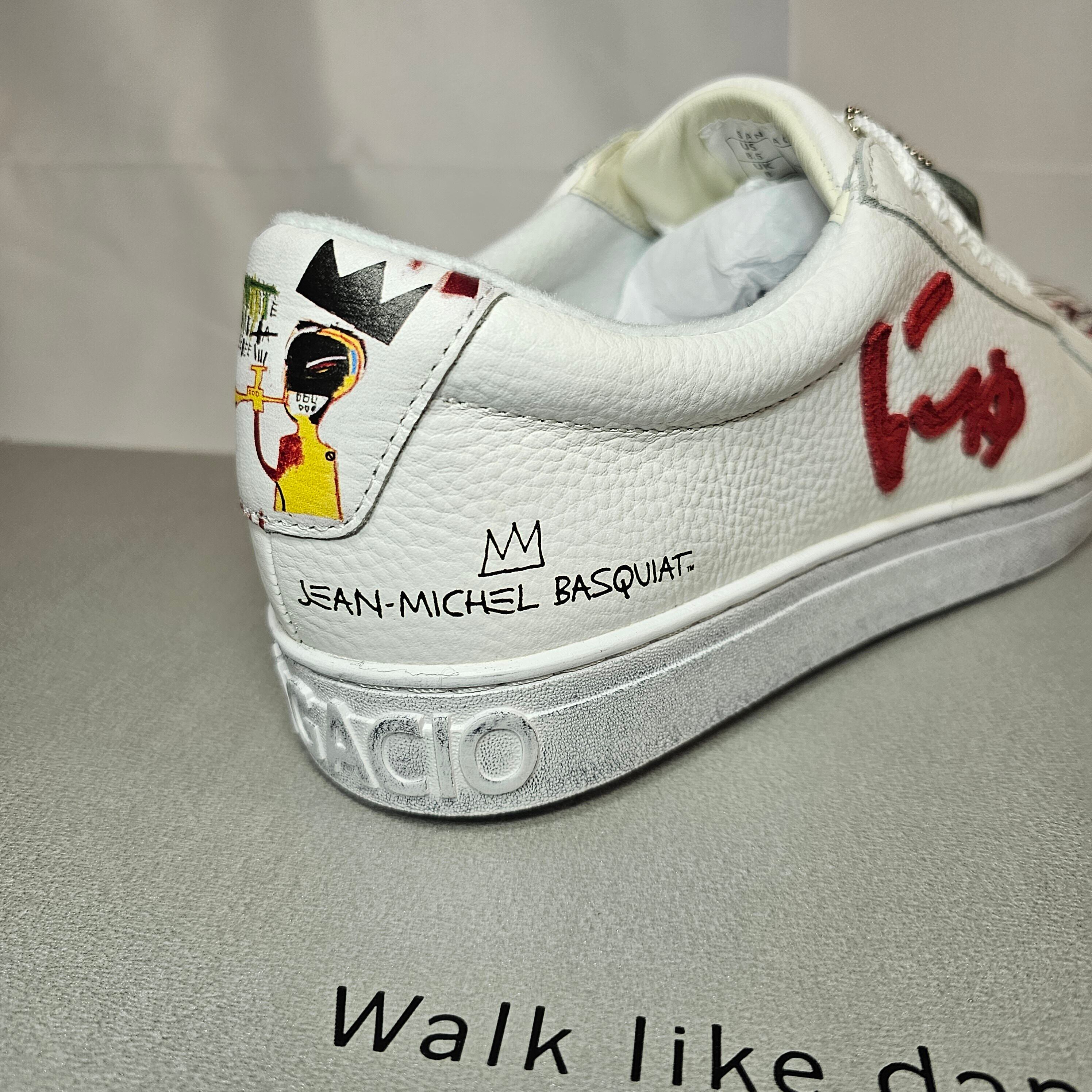 新品・限定商品」via SANGACIO×Basquiatコラボスニーカー | Over Time