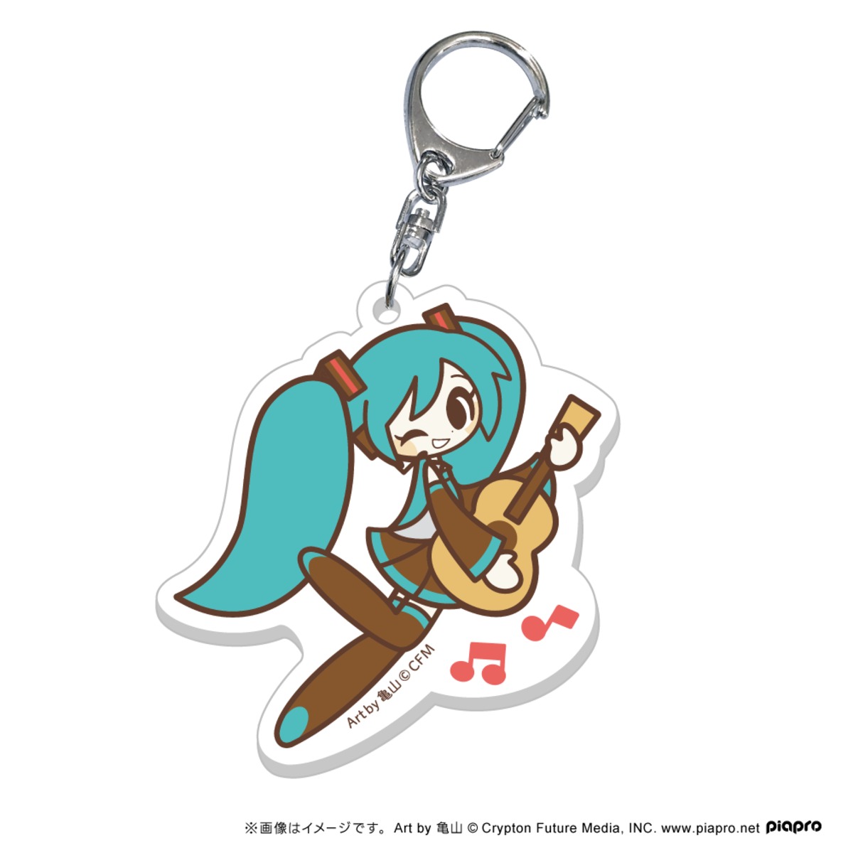 キーホルダー・アクリルキーホルダー miku 初音ミク アクリルキーホルダー（ギター） | アウリン ONLINE SHOP