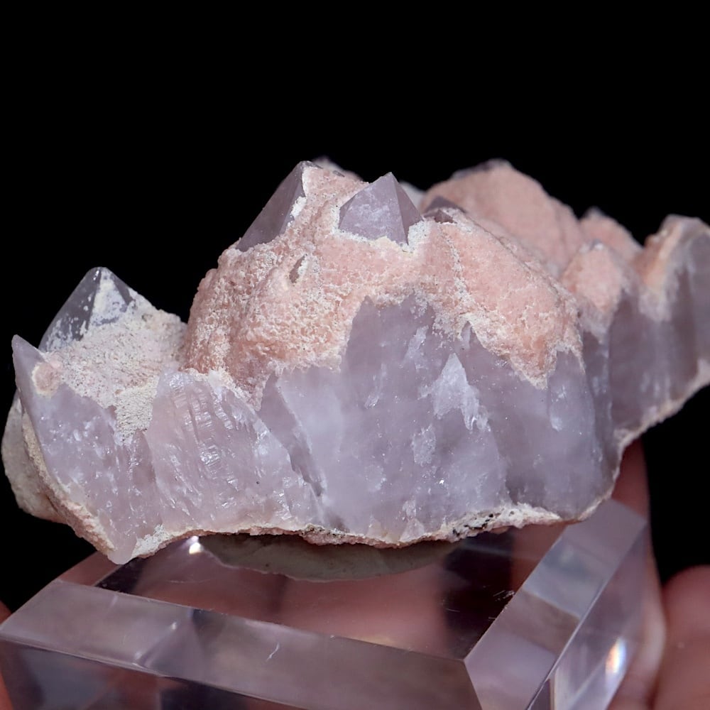 ロードクロサイト in クォーツ インカローズ 菱マンガン鉱 188.7g