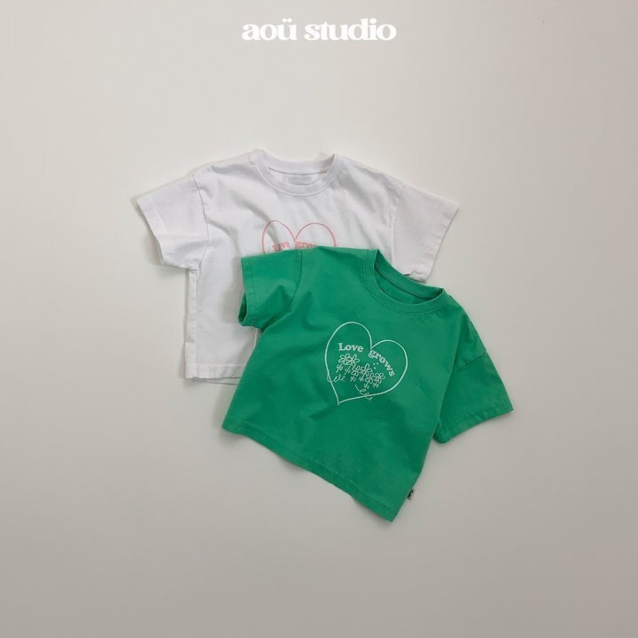 【取寄/韓国直送】aou studio 26/SM  グロウTシャツ｜夏服｜韓国子供服