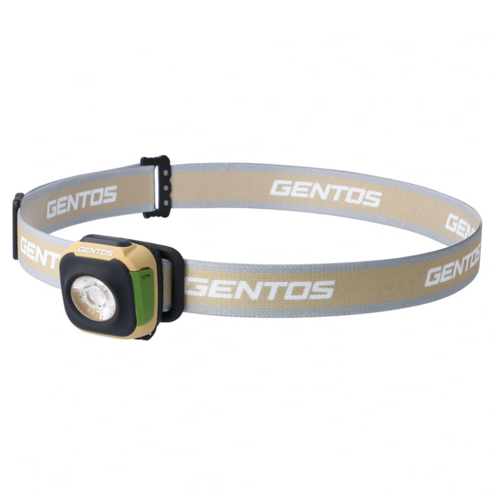 GENTOS(ジェントス) LED ヘッドライト USB充電式(充電池内蔵) 260ルーメン 防水 軽量50g CP-260RAB オータムブラウン アウトドア キャンプ ランニング