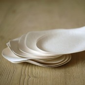 WASARA 丸皿(中)6枚入 | Square M (6pc) φ16.5cm | DM-005