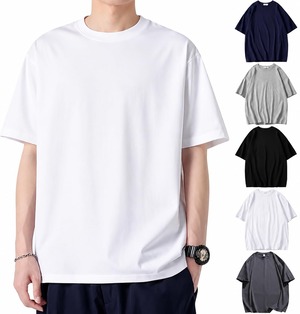 【特価処分】Tシャツ メンズ 半袖 7オンス 肉厚生地 おおきいサイズ クルーネック 100綿 透けない