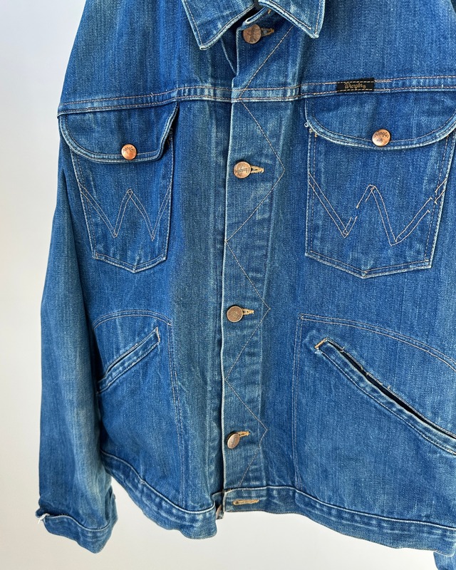 -Wrangler- Vintage 70s 124MJ Denim Jacket