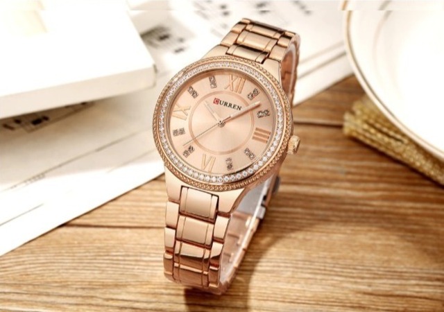 CURREN LT-C9004(rose) レディース腕時計