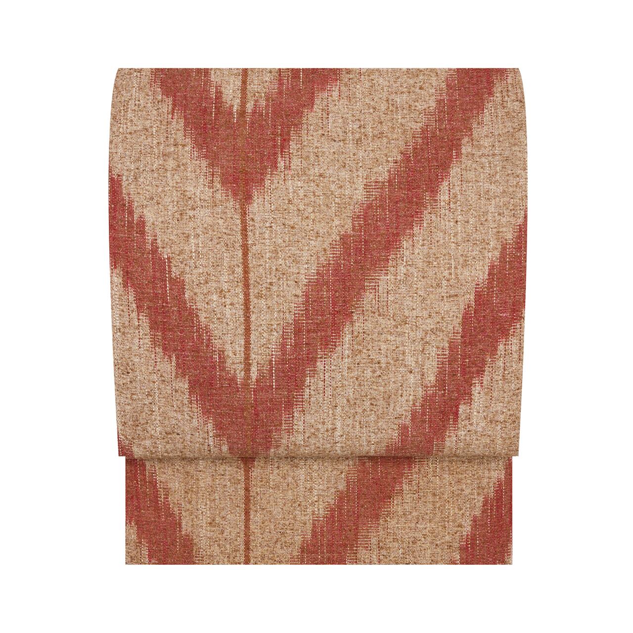 出羽の織座　日本伝統織物摩耶ぜんまい織　八寸名古屋帯 【未着用品】