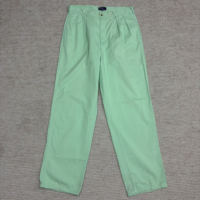 RALPH LAUREN 2TUCK CHINO PANT MINT GREEN 1990'S OLD