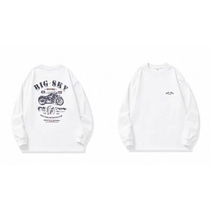 Motorcycle back print t-shirt 1291