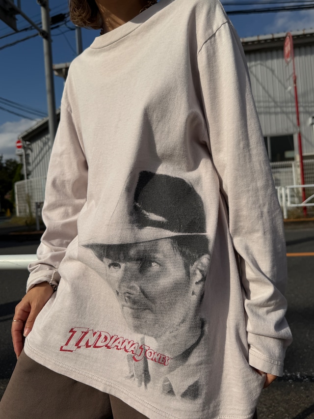 （CS2380）2001 Indiana Jones official L/S tee made in USA