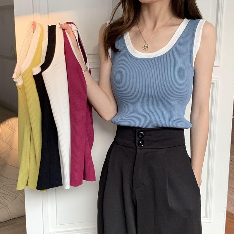 スプリングサマーニットトップス 春物 夏物 YY-ファッション78695987794