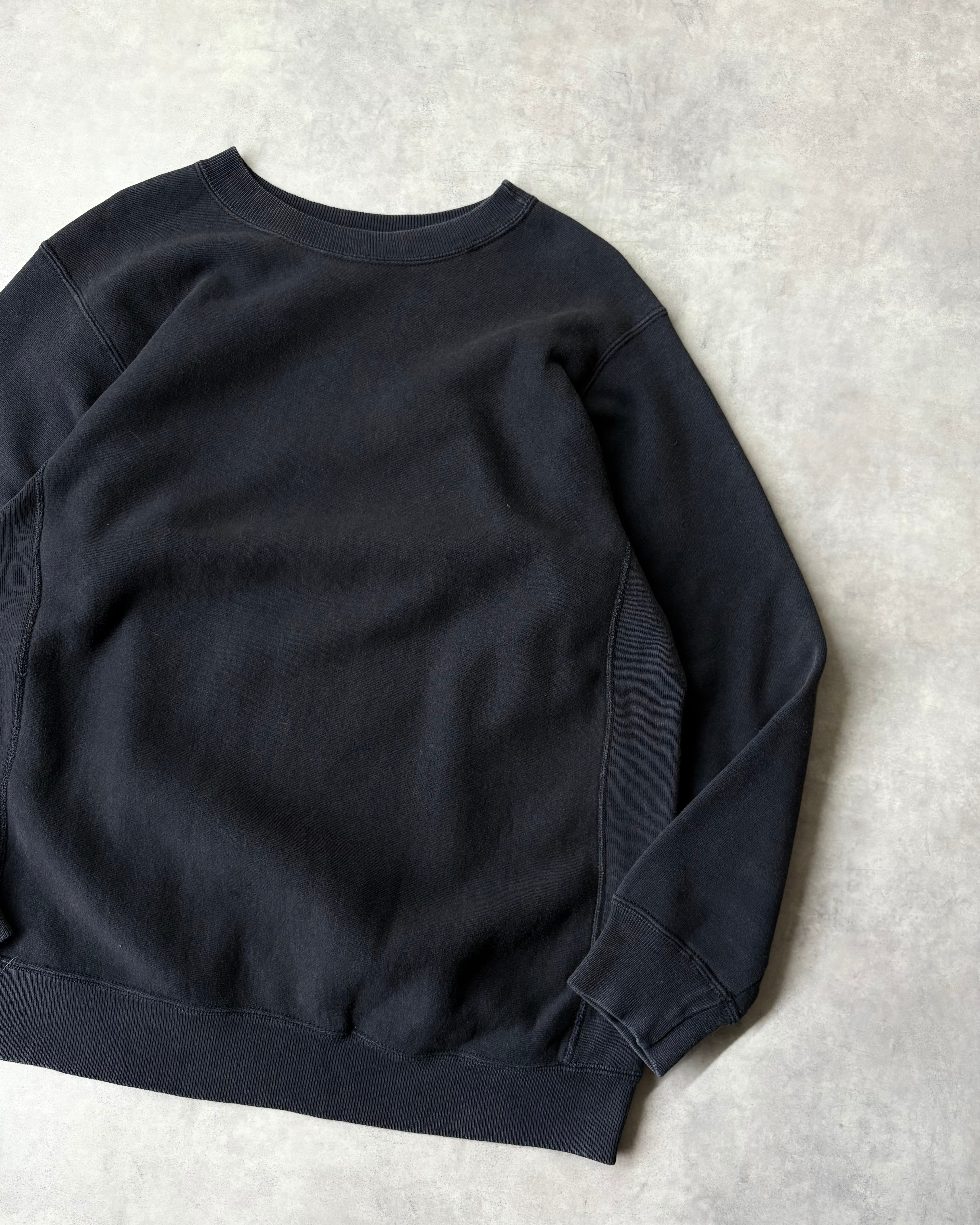90s~ Unknown R/W type "BLACK" Plane Sweat
