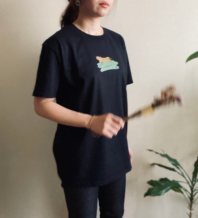 名刺交換 すぐに飾れる額付きイラスト A5