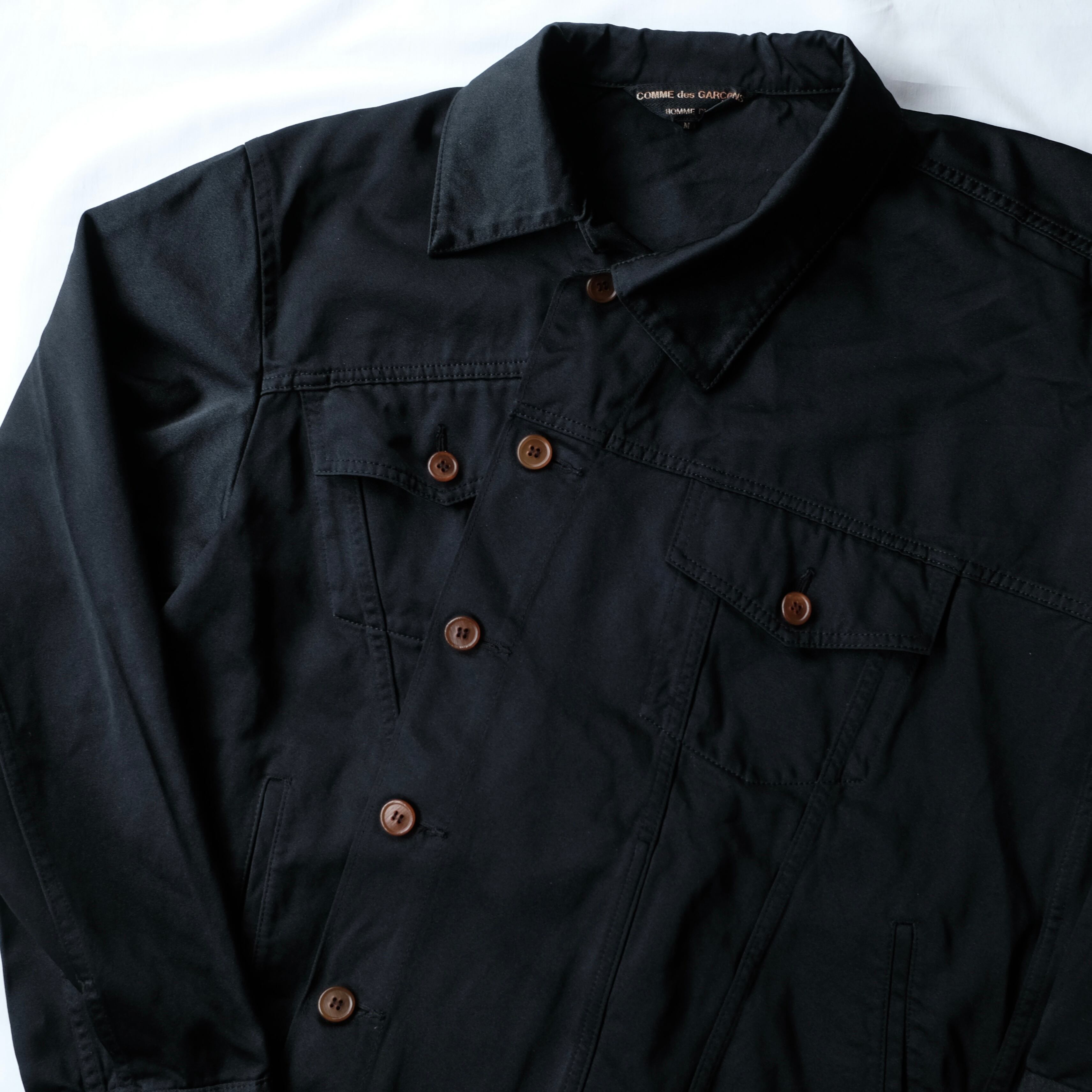 COMME des GARCONS HOMME PLUS 2018AW 捻じれエステル縮絨 JACKET