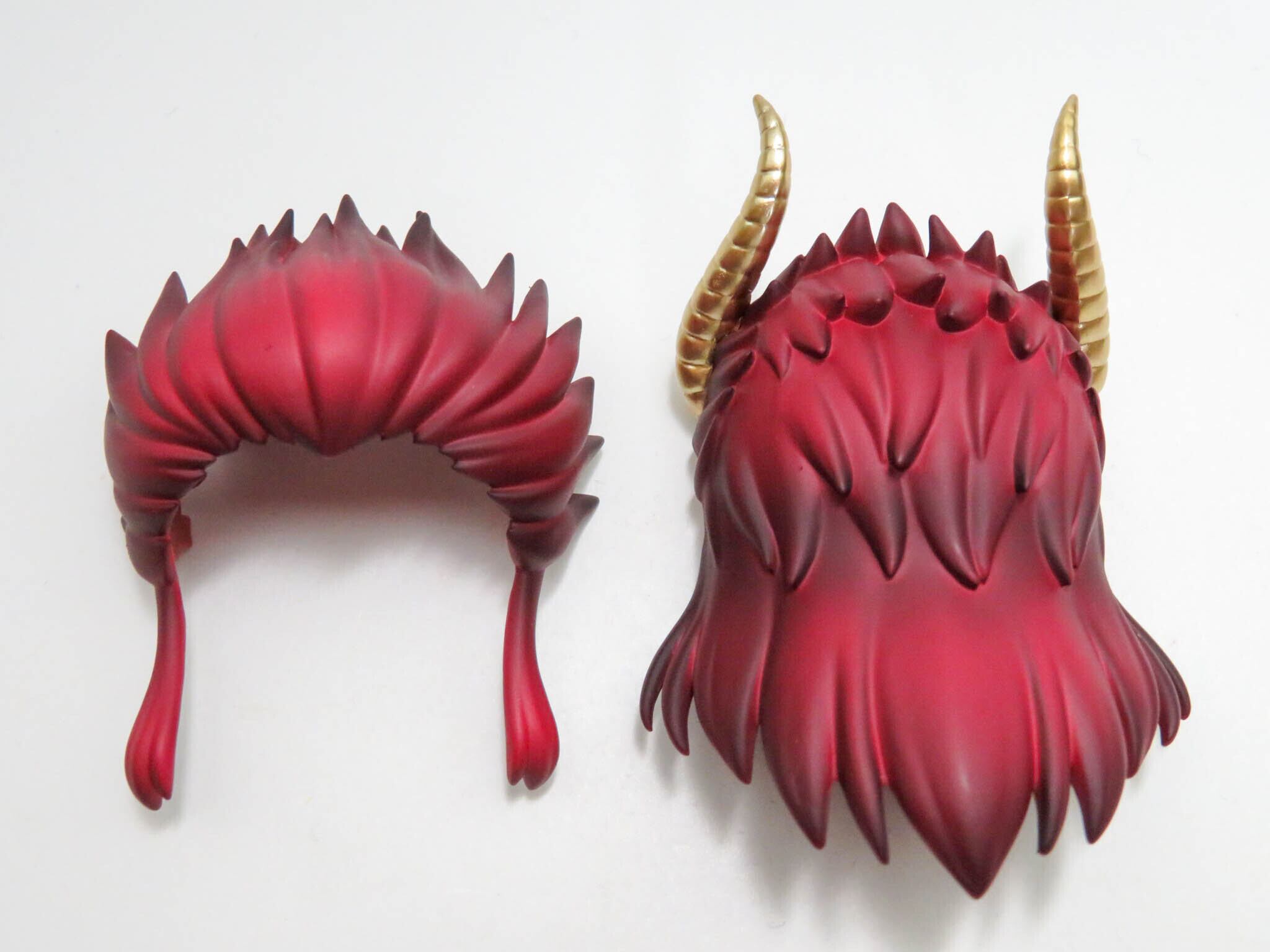 再入荷【1918】 重楼 髪パーツ ツノ付きロング ねんどろいど