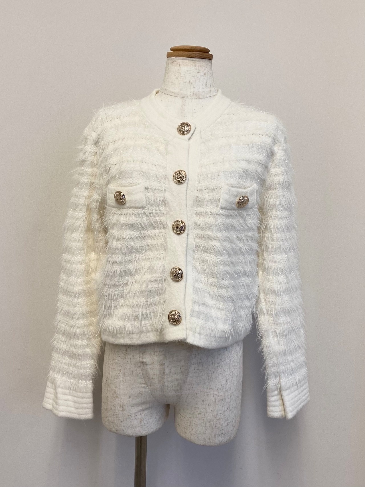 シャギーニットカーディガン［60005］