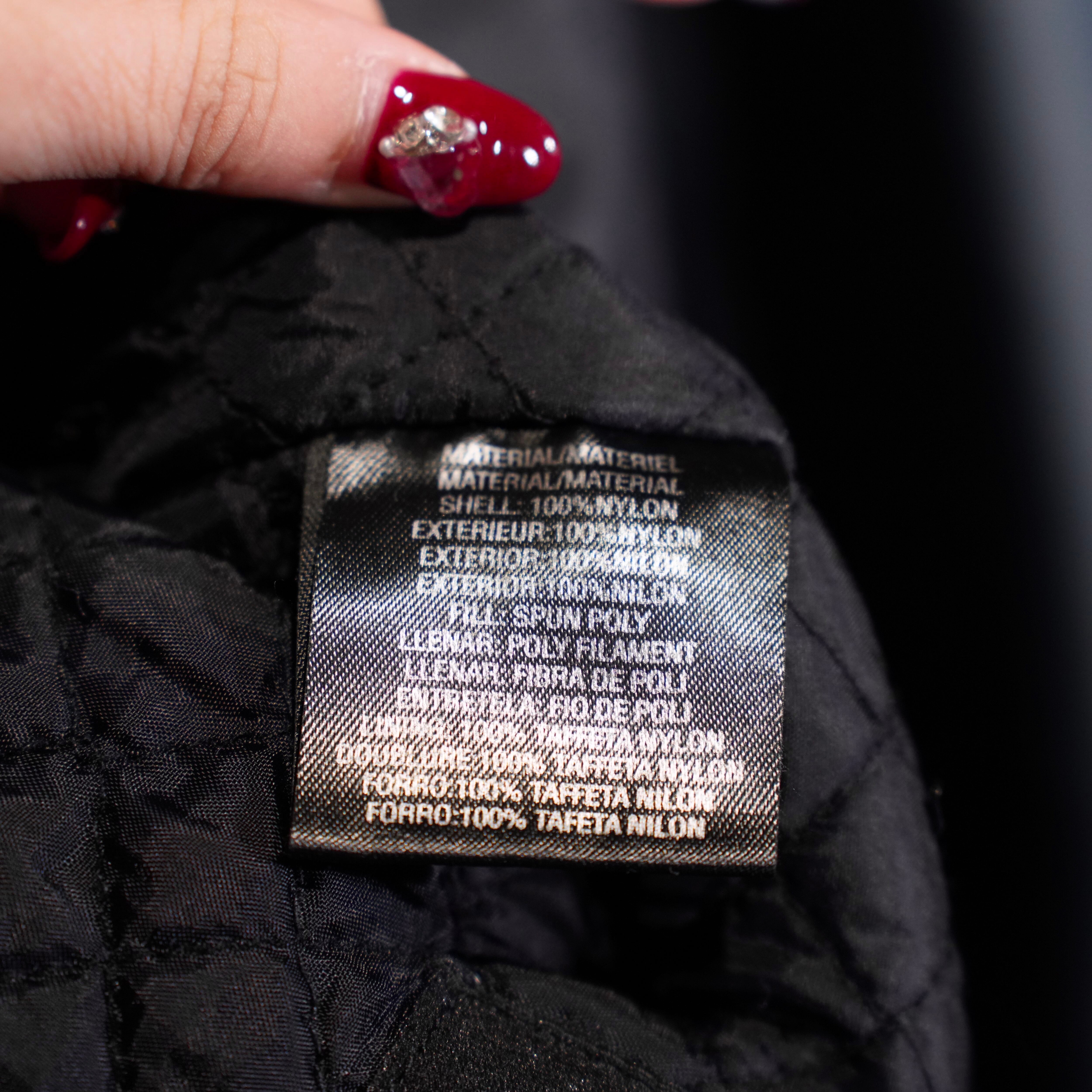 00's USA VINTAGE HARLEY DAVIDSON LOGO EMBROIDERY DESIGN ZIP UP MA