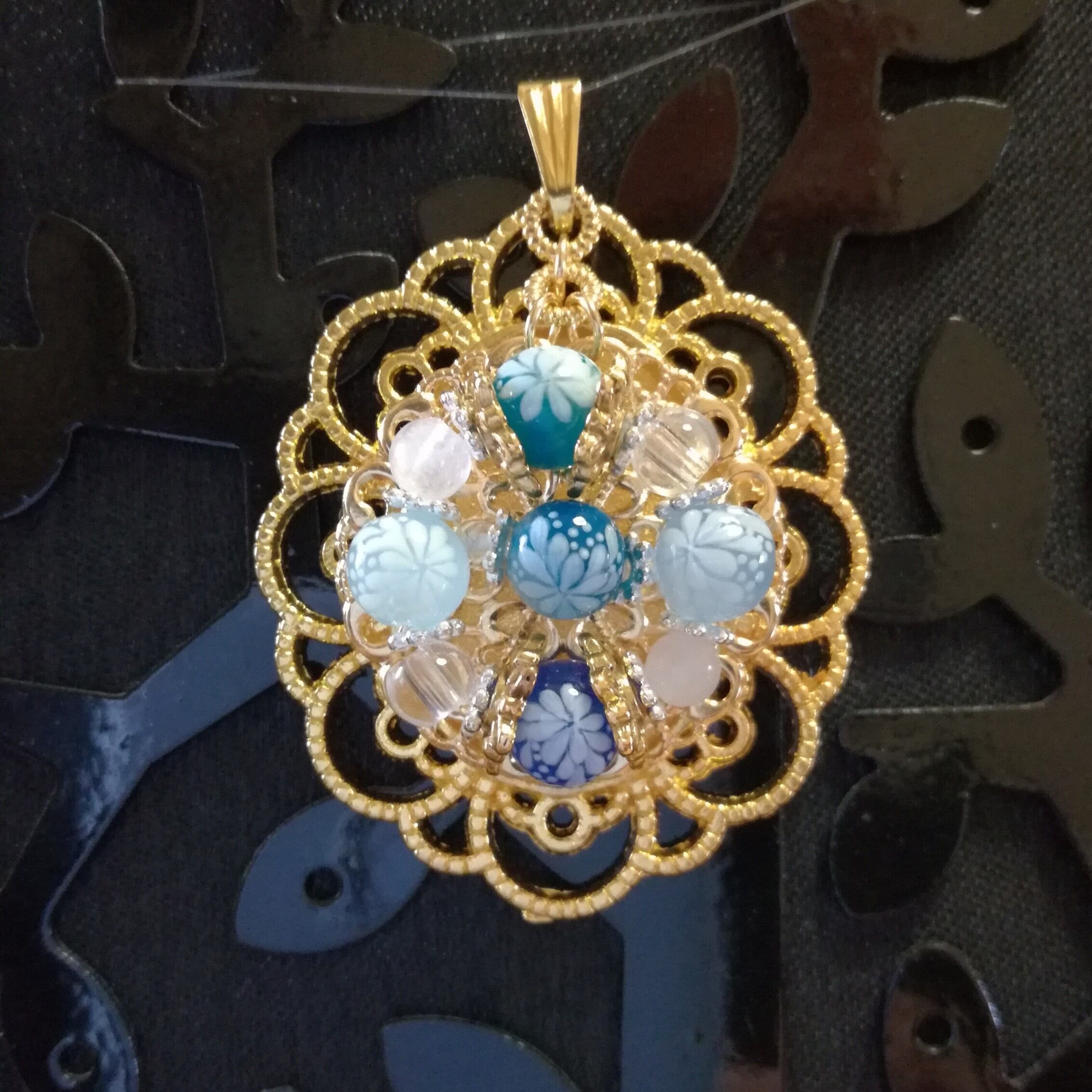 絆を深め精神性向上のお守りロケットペンダントトップ | アトリエ WAN