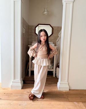 [COMMA] Halter Cardigan (Beige) (140/150) / [콤마] 홀터가디건(베이지) (140/150)