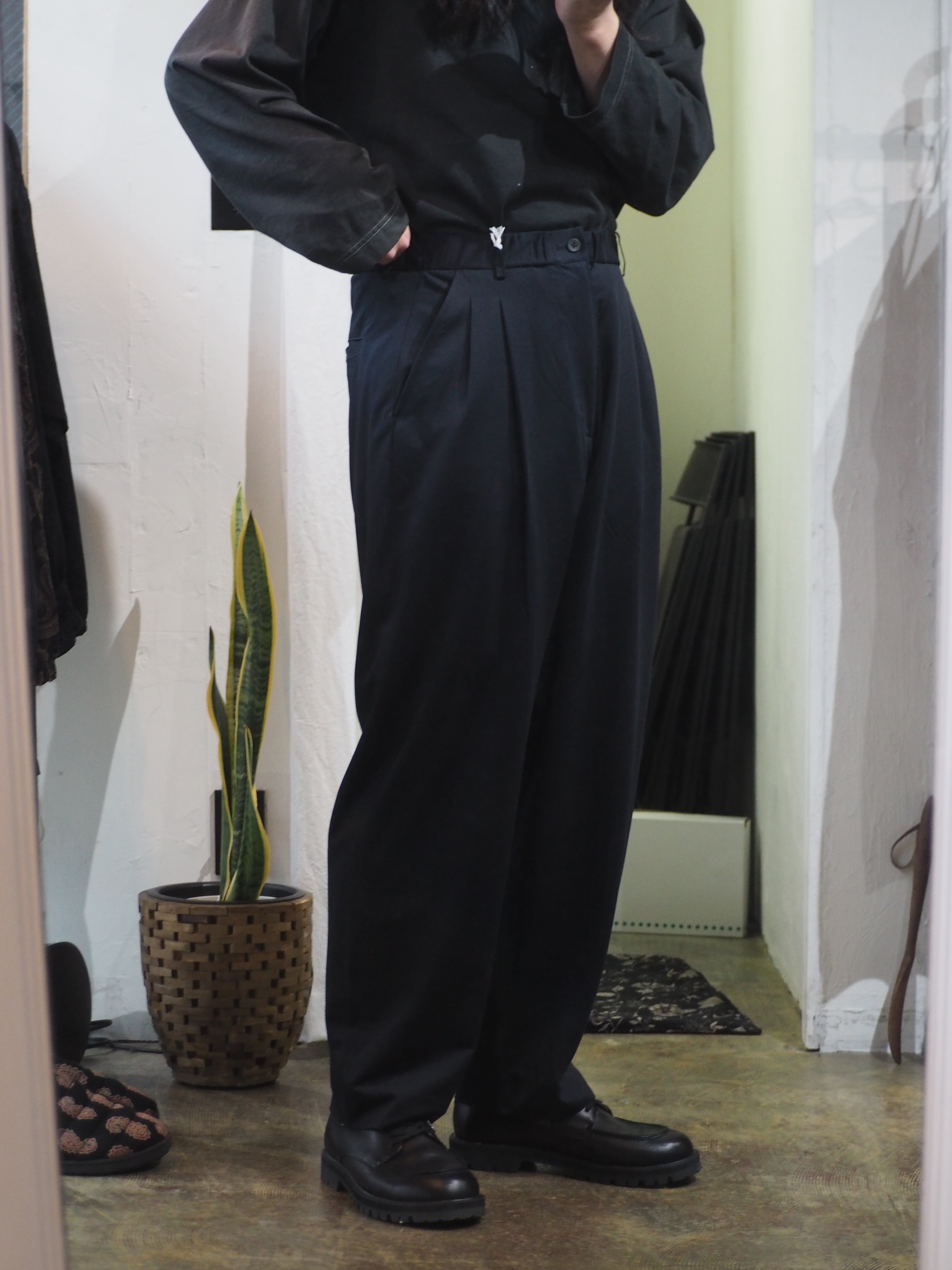 kanemasa phil 46G Silk Blend Easy Pants