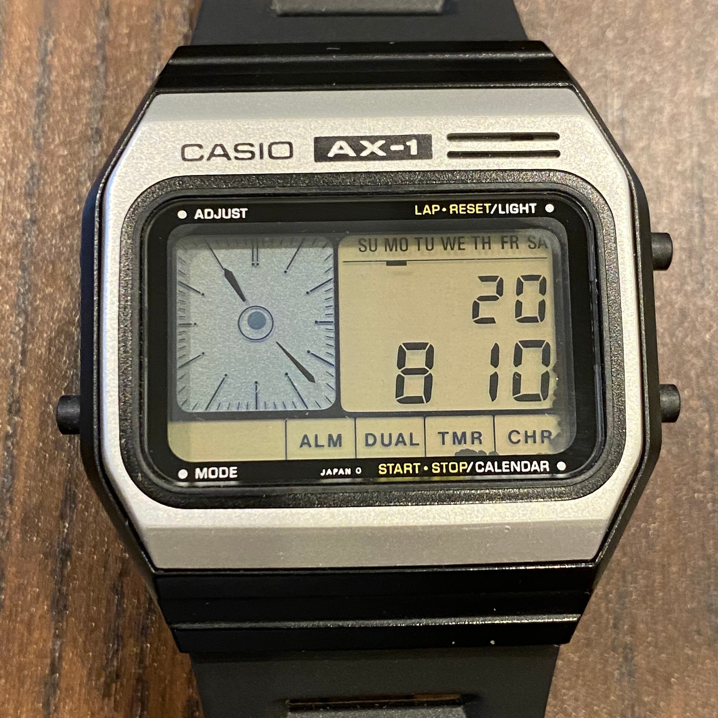 1980's CASIO AX-1 super multi function watch!! | kokopelli's