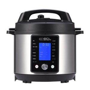 【特価処分】ECL 電気圧力鍋 大容量 5L 圧力/自動調理器 電子 圧力鍋 電気 一台15役 電気鍋 蒸し／低温／スロークック／焼き調理 7つ保護機能 EC-EPC5L 圧力/温度調理