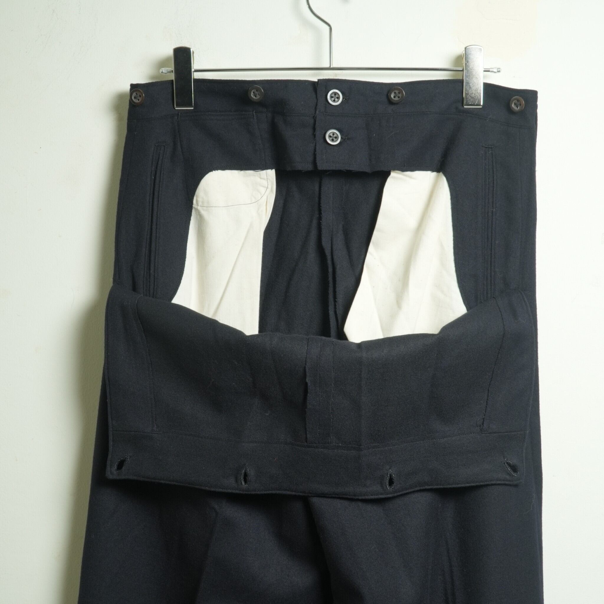 40s デッドストック NAVAL CLOTHING セーラーパンツ 海軍