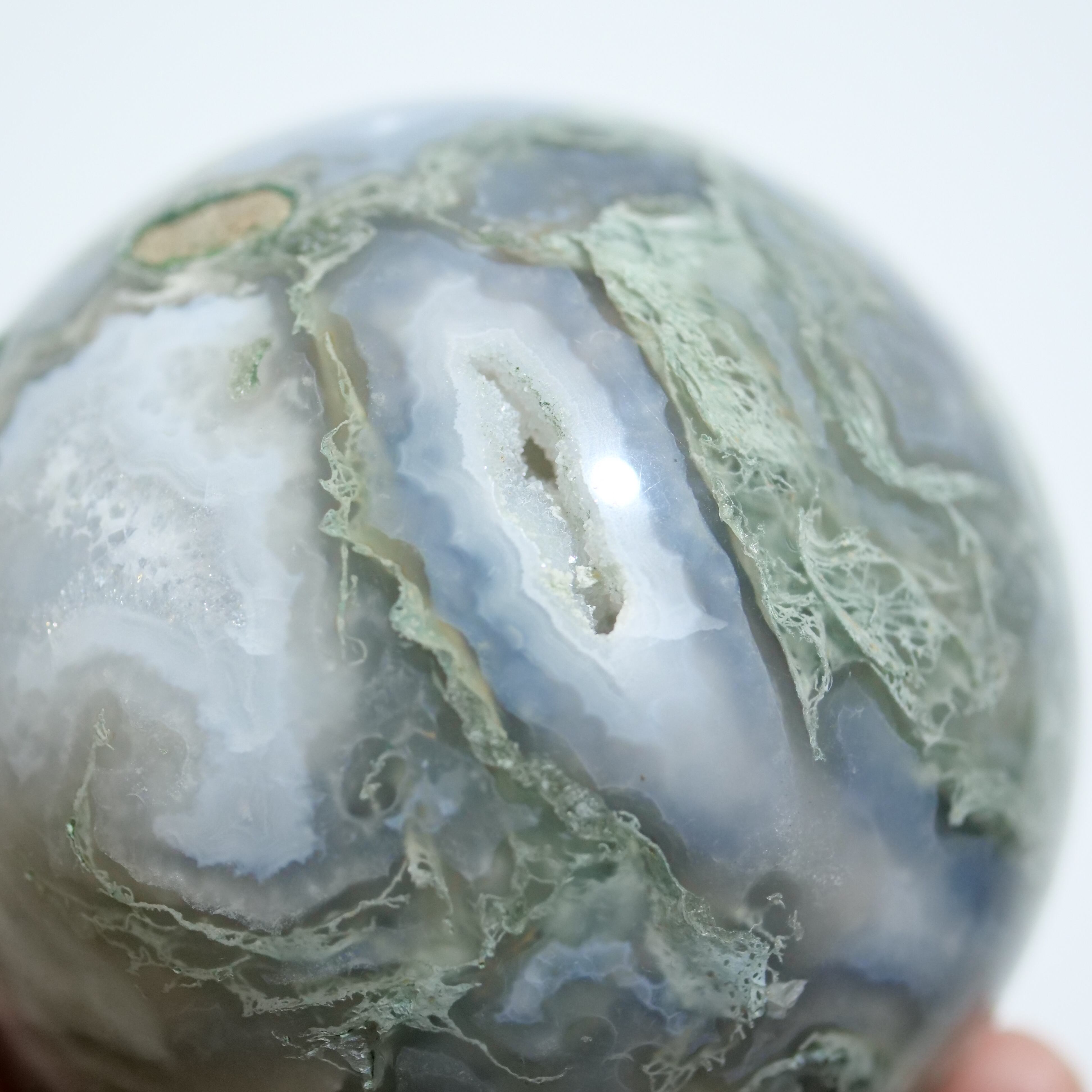 モスアゲート【φ7.0cm】 / スフィア | ariife.公式オンラインショップ