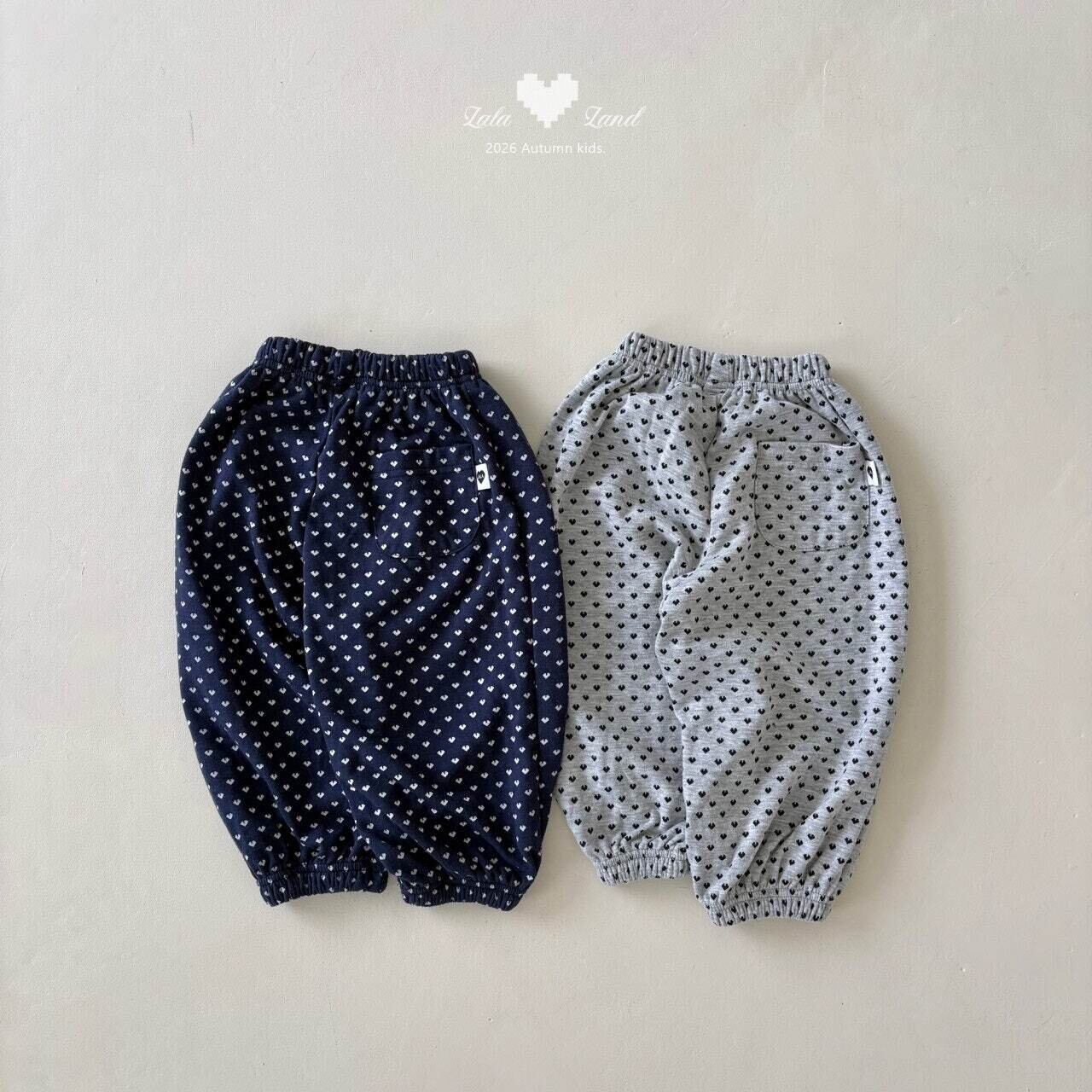 【予約】LALA LAND Heart jogger pants