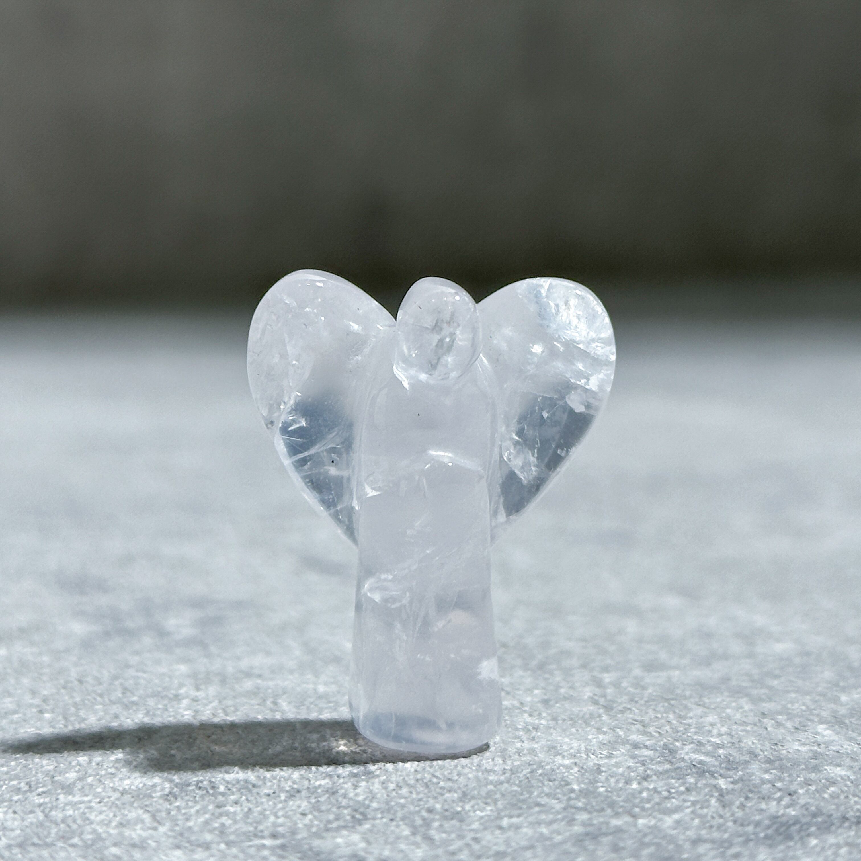 虹◎ローズクォーツ ミニミニエンジェル11◇Rose Quartz Angel ◇天然石・鉱物・パワーストーン