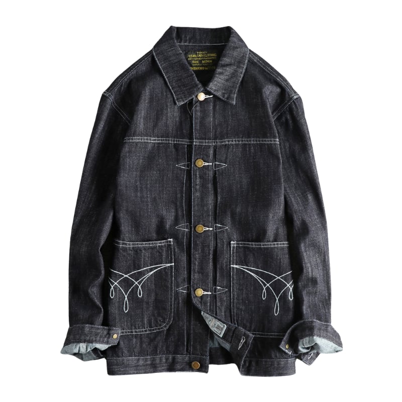 Large pocket denim jacket 3050