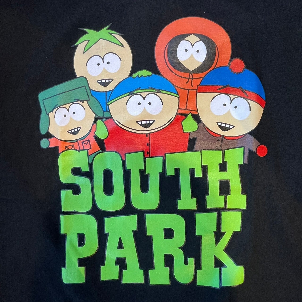 ビッグサイズ　South Park　サウスパーク　染み込みプリントT キャラT