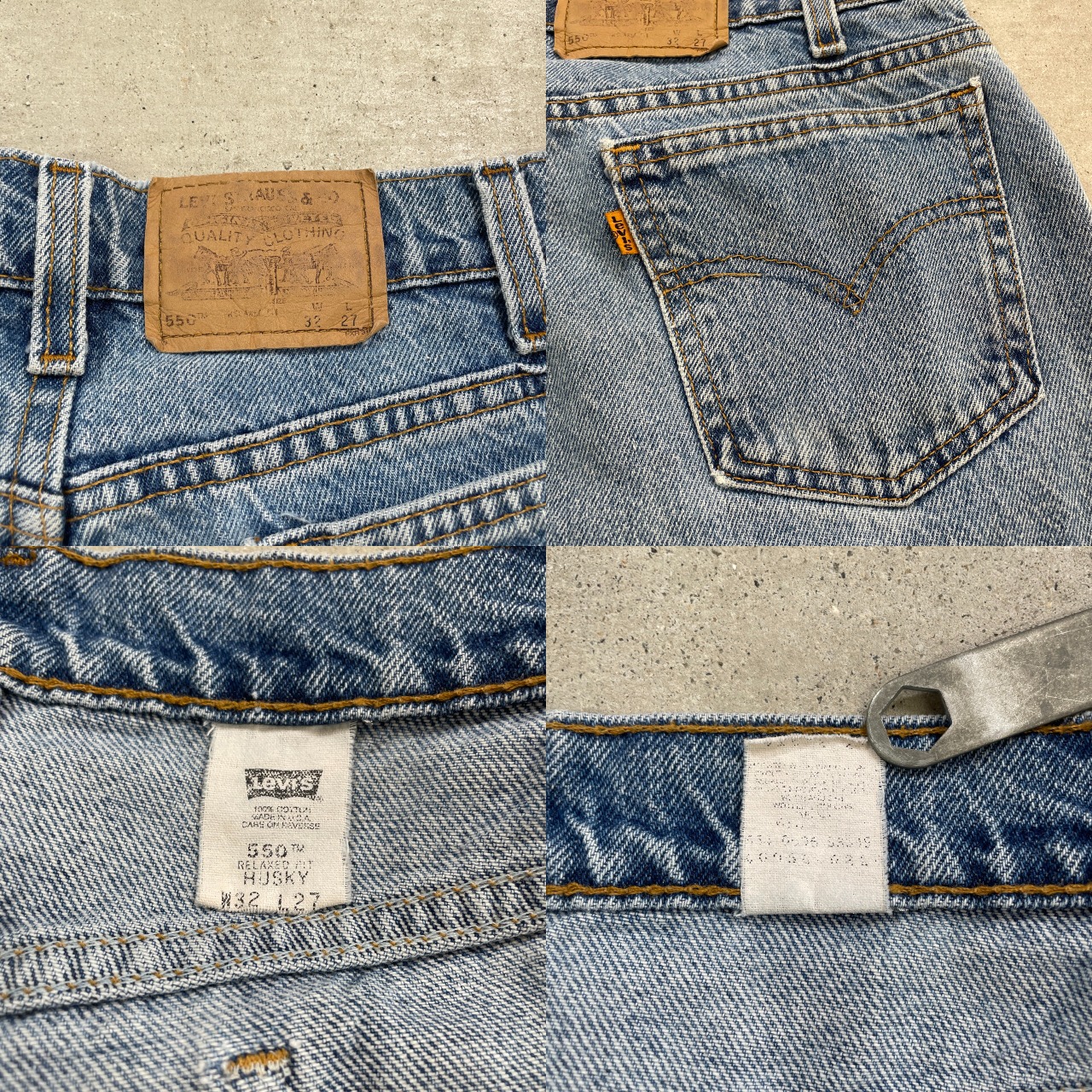 L.L.Bean コンフォートウエスト デニム 34x30 ヴィンテージ