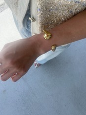 metal cuff bangle