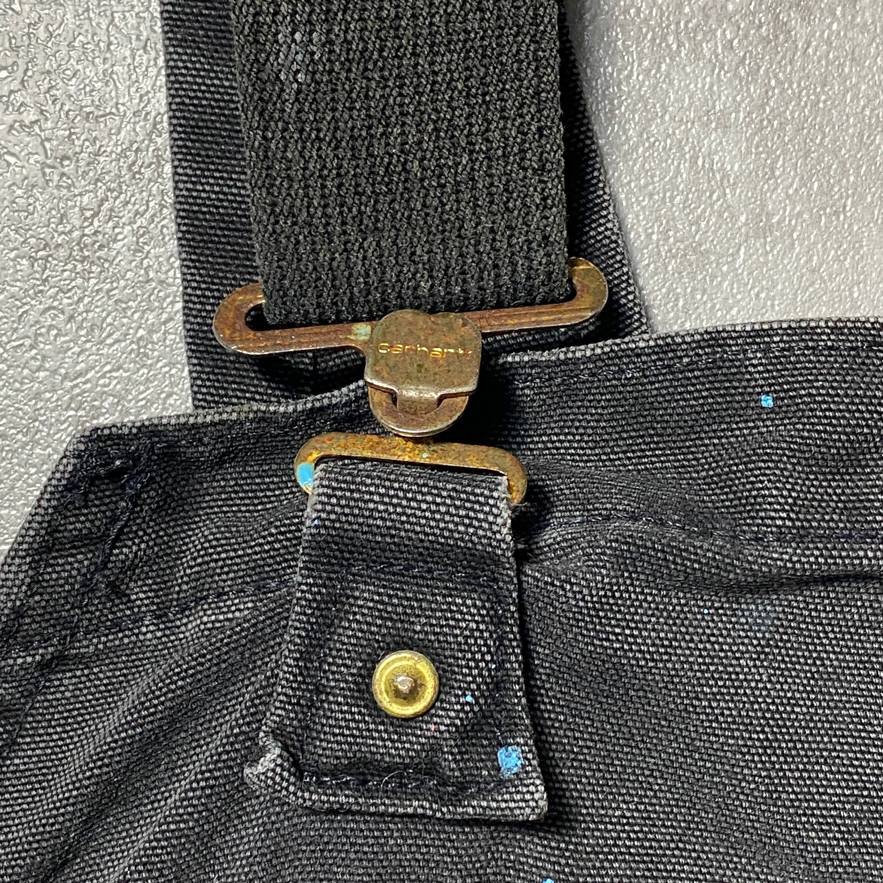 50×30】【USA製】00's carhartt カーハート ボタンフライ ダブルニー