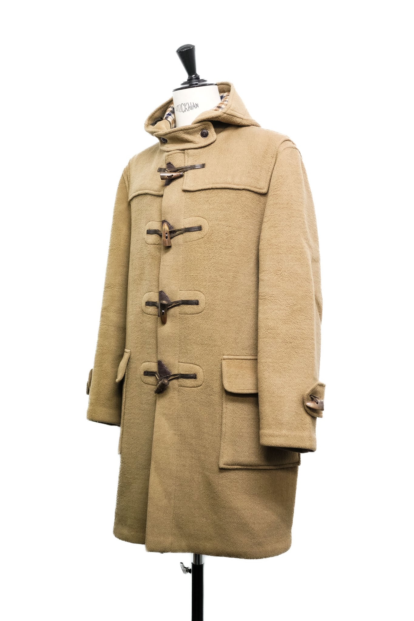 ブタロース 英国製 Aquascutum Aquascutum 英国製 ダッフルコート チンストラップ アクアスキュータム