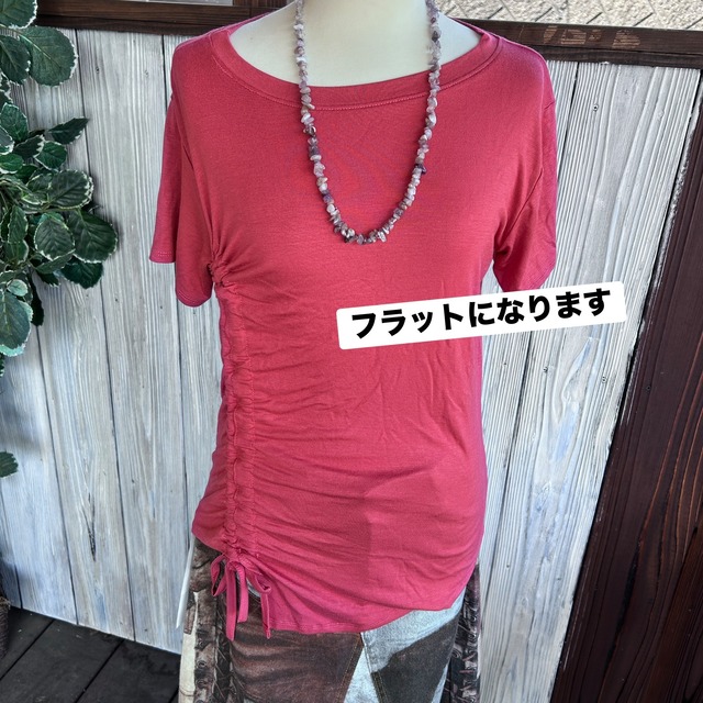 クシュクシュ変形Tシャツ
