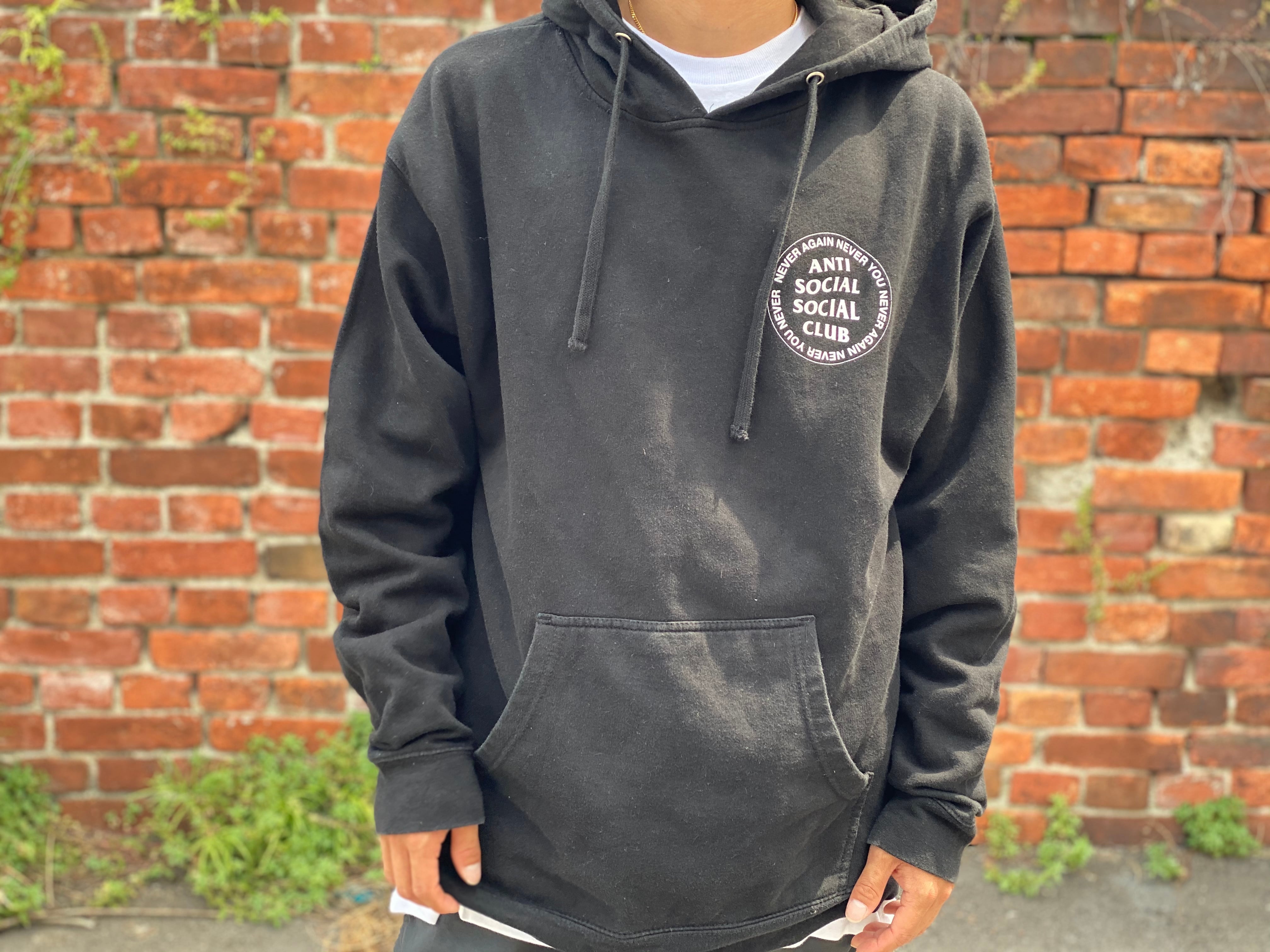 30％ OFF ANTI SOCIAL SOCIAL CLUB 17AW NEVER AGAIN CIRCLE LOGO 