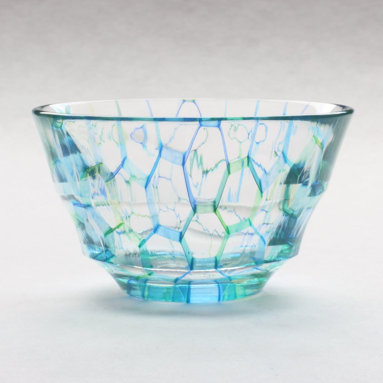 【値引き】大正ガラス　盃　お猪口　吹きガラス　気泡ガラス　クリアガラス　蔵出し 大正ガラス 盃 お猪口 吹きガラス 気泡ガラス クリアガラス 蔵出し 1