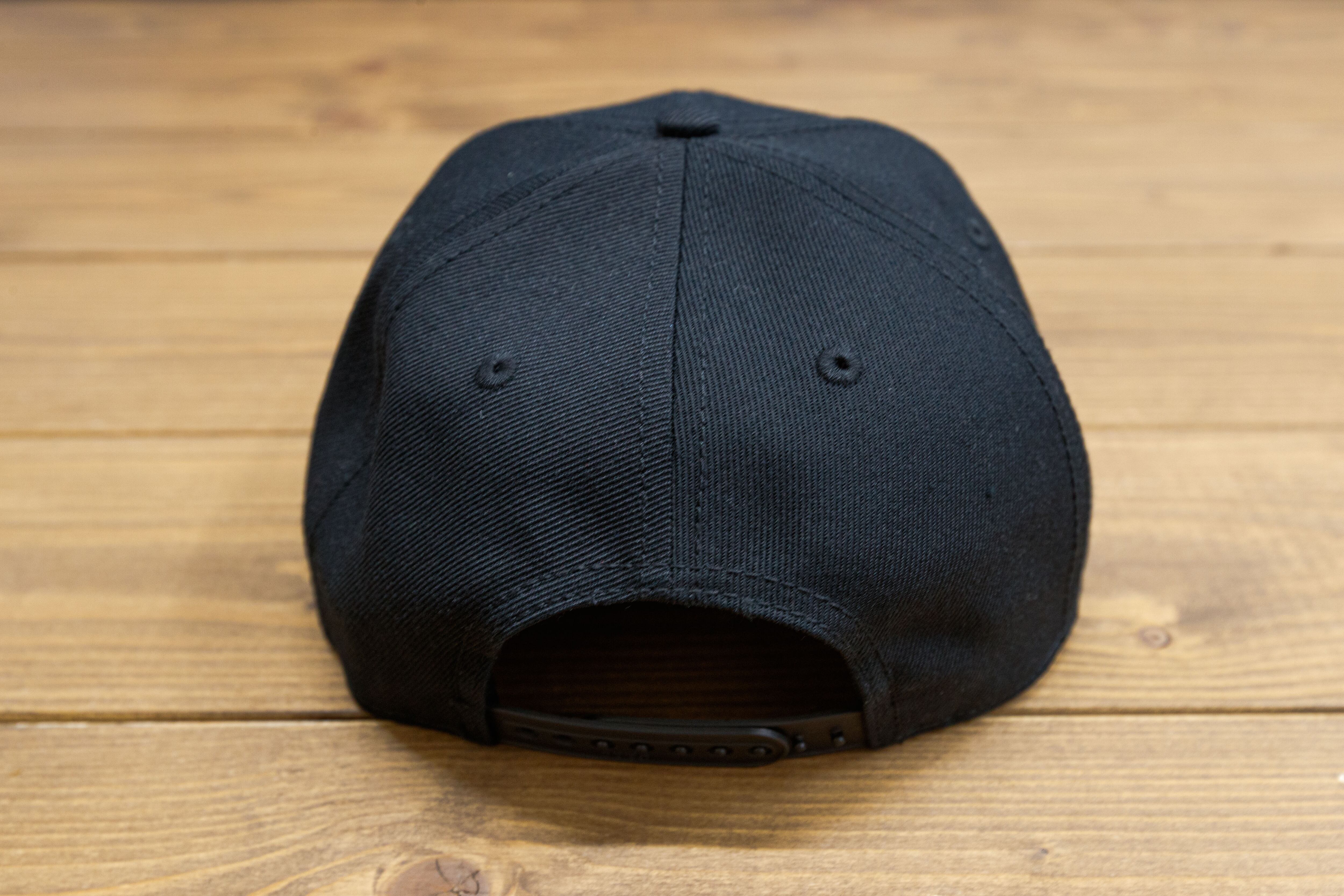 丸新商店キャップ【OTTOフラットバイザータイプキャップ】ブラック