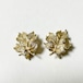 Vintage Trifari Maple Leaf Earrings