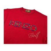 KENZO ケンゾー BIGロゴ入り ウールニットセーター サイズ 1 /レッド/ビンテージ/D-TK2000