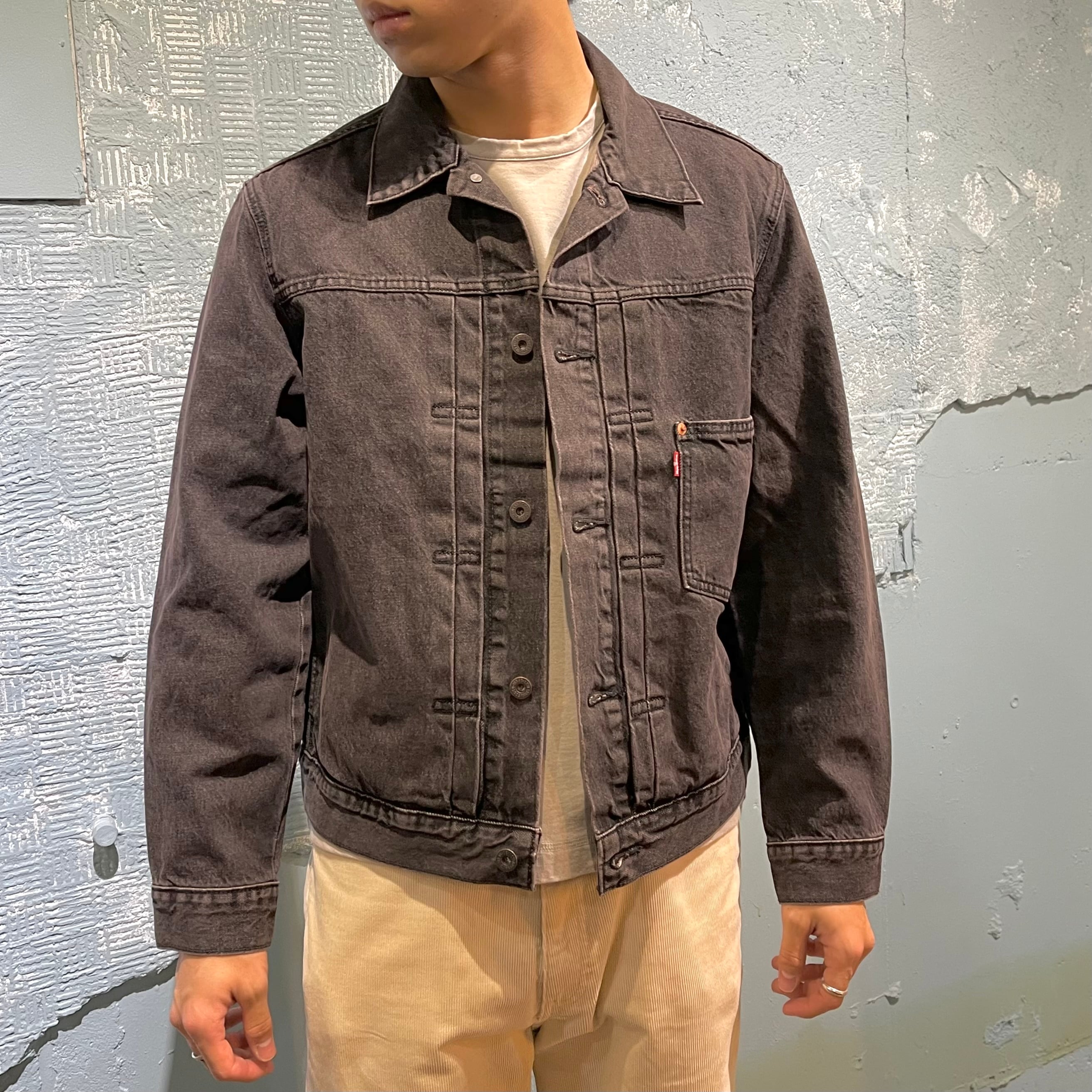 LEVI'S / TIPE 1 TRUKER denim JK / black