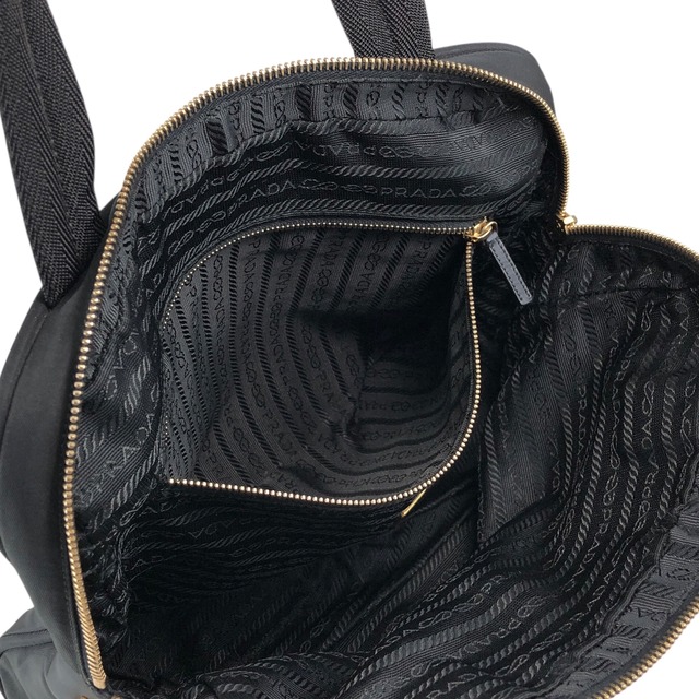 PRADA プラダ ハンドバッグ ブラック トライアングルロゴ ナイロン vintage ヴィンテージ オールド p7dydt