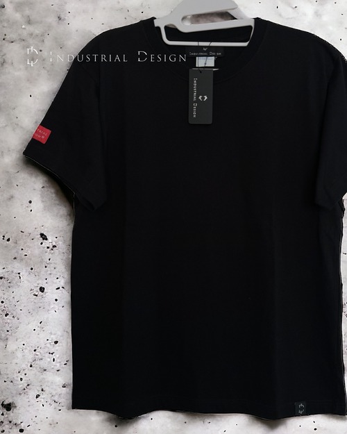 IDステッチタグTシャツ (black)