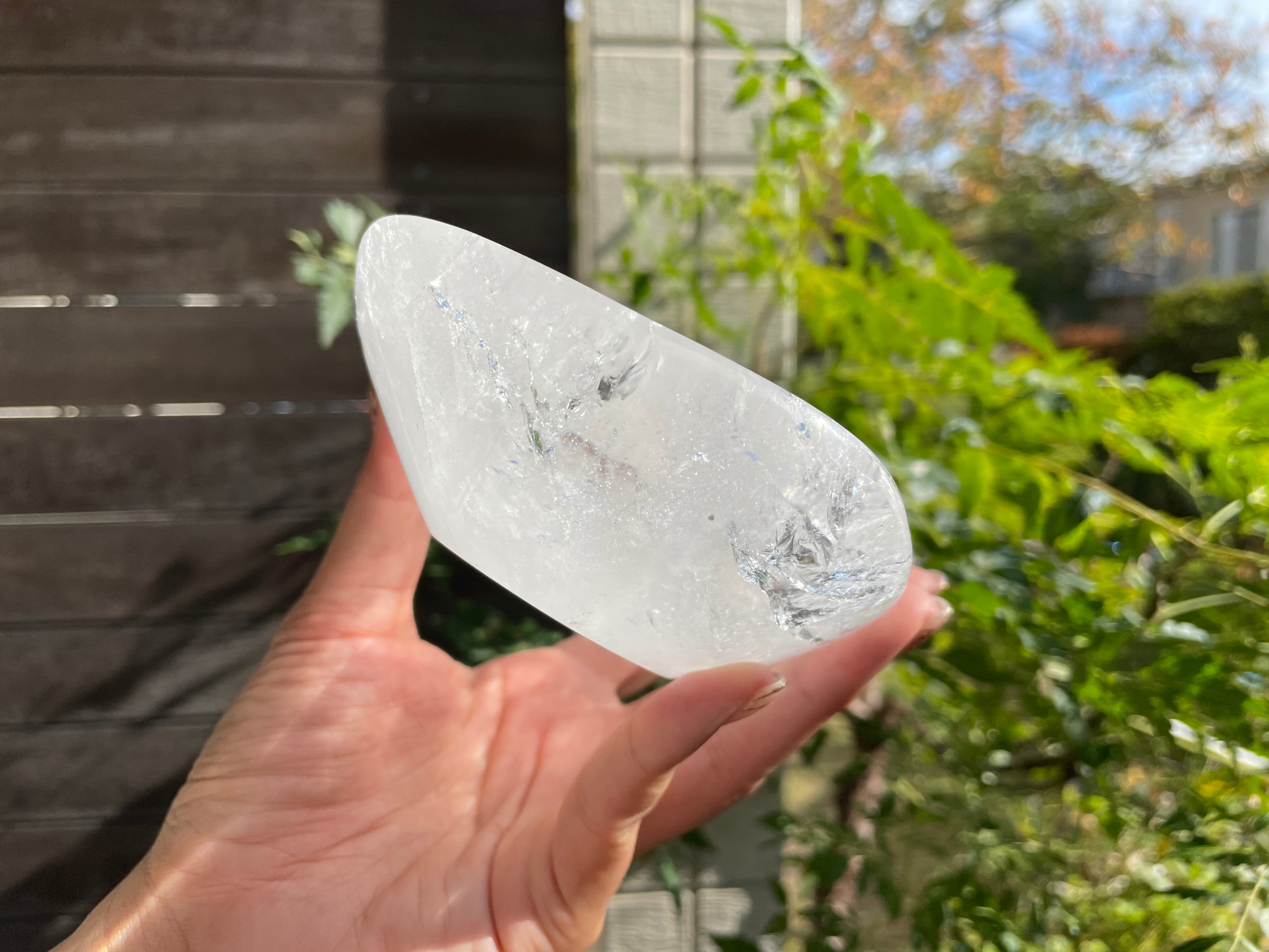 クリスタル bowl (D)780g　虹入り