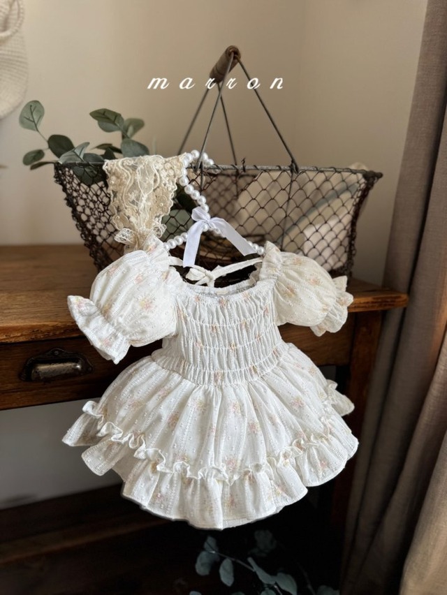 ˗ˏˋ 新作追加ˎˊ˗【 予約商品】2025夏新作 MARRON  ラブミーロンパース【baby】