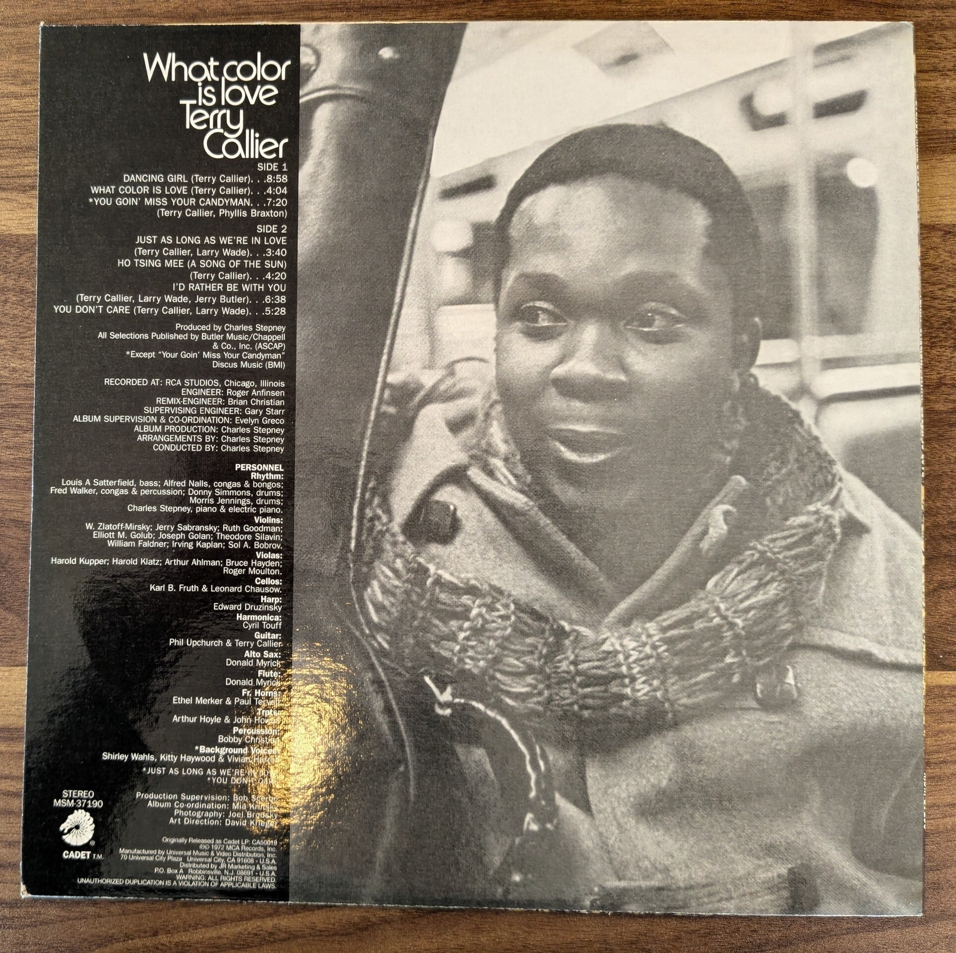 Terry Callier「What Color Is Love」：LPレコード | 音とこだま