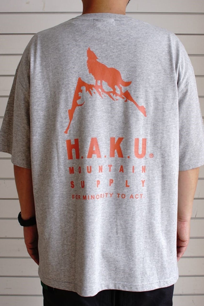 HKT716 PRINT HALFSLEEVE T-SHIRT | H.A.K.U MOUNTAIN SUPPLY